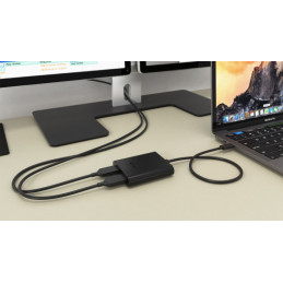 i-tec C31DUAL4KHDMI USB grafiikka-adapteri 3840 x 2160 pikseliä Musta