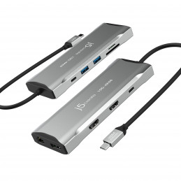 j5create JCD397-N 4K60 Elite USB-C® Usean monitorin minitelakka