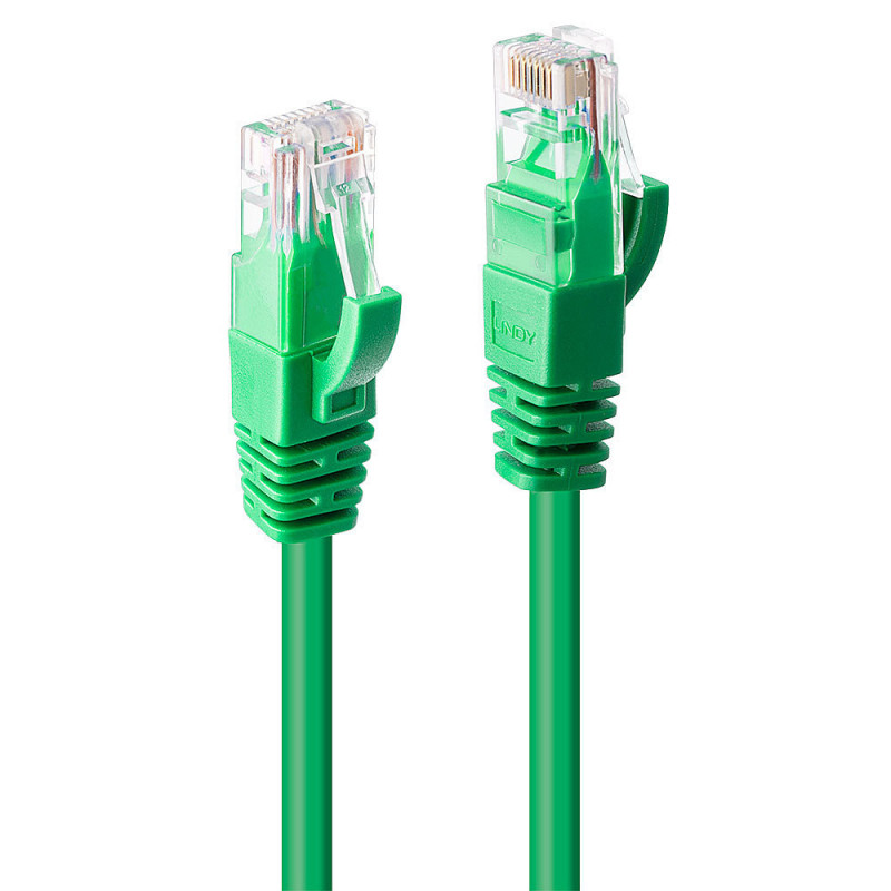 Lindy 48048 verkkokaapeli Vihreä 2 m Cat6 U UTP (UTP)