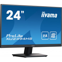 iiyama ProLite XU2494HS-B2 tietokoneen litteä näyttö 60,5 cm (23.8") 1920 x 1080 pikseliä Full HD LED Musta