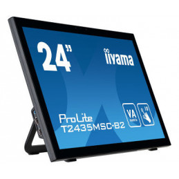 iiyama ProLite T2435MSC-B2 tietokoneen litteä näyttö 59,9 cm (23.6") 1920 x 1080 pikseliä Full HD LED Kosketusnäyttö Musta