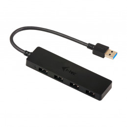 i-tec Advance U3HUB404 keskitin USB 3.2 Gen 1 (3.1 Gen 1) Type-A 5000 Mbit s Musta