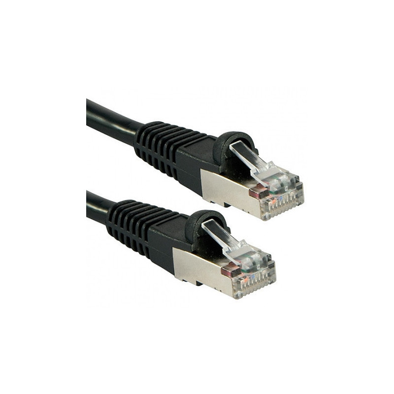 Lindy 47183 verkkokaapeli Musta 10 m Cat6 S FTP (S-STP)