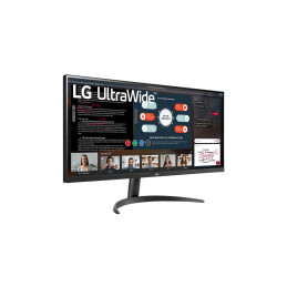 LG 34WP500-B tietokoneen litteä näyttö 86,4 cm (34") 2560 x 1080 pikseliä UltraWide Full HD LED Musta