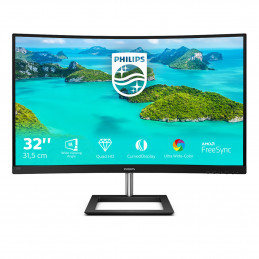 Philips E Line 325E1C 00 tietokoneen litteä näyttö 80 cm (31.5") 2560 x 1440 pikseliä Quad HD LCD Musta