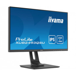 iiyama ProLite XUB2493QSU-B1 tietokoneen litteä näyttö 60,5 cm (23.8") 2560 x 1440 pikseliä Wide Quad HD LED Musta