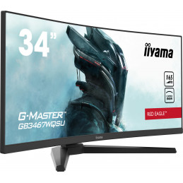 iiyama G-MASTER GB3467WQSU-B1 tietokoneen litteä näyttö 86,4 cm (34") 3440 x 1440 pikseliä UltraWide Quad HD LED Musta