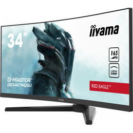 iiyama G-MASTER GB3467WQSU-B1 tietokoneen litteä näyttö 86,4 cm (34") 3440 x 1440 pikseliä UltraWide Quad HD LED Musta