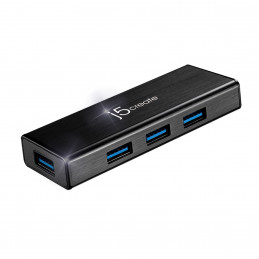 j5create JUH340-N USB 3.0 4-porttinen KESKITIN - EU  UK