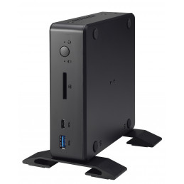 Shuttle XPC nano NC1010BA tietokone työasema 4205U mini PC Intel® Celeron® 4 GB DDR4-SDRAM 120 GB SSD Windows 10 Pro Musta