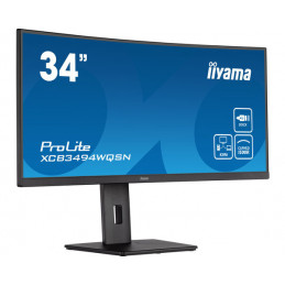 iiyama ProLite XCB3494WQSN-B5 LED display 86,4 cm (34") 3440 x 1440 pikseliä UltraWide Quad HD Musta