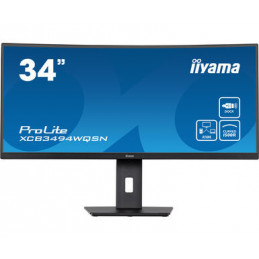 iiyama ProLite XCB3494WQSN-B5 LED display 86,4 cm (34") 3440 x 1440 pikseliä UltraWide Quad HD Musta