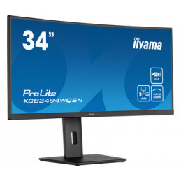 iiyama ProLite XCB3494WQSN-B5 LED display 86,4 cm (34") 3440 x 1440 pikseliä UltraWide Quad HD Musta