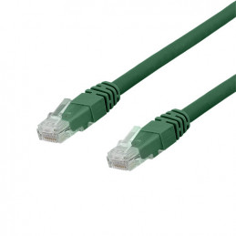 Deltaco TP-603GAU verkkokaapeli Vihreä 0,3 m Cat6a U UTP (UTP)