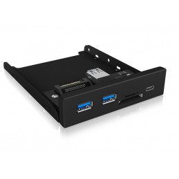 ICY BOX IB-HUB1417-i3 USB 3.2 Gen 1 (3.1 Gen 1) Type-A 5000 Mbit s Musta