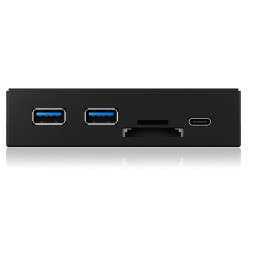 ICY BOX IB-HUB1417-i3 USB 3.2 Gen 1 (3.1 Gen 1) Type-A 5000 Mbit s Musta