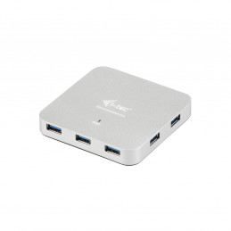 i-tec Metal U3HUBMETAL7 keskitin USB 3.2 Gen 1 (3.1 Gen 1) Type-A 5000 Mbit s Hopea