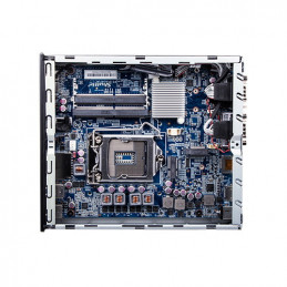 Shuttle XPС slim DH610 barebone-tietokonerunko 1.3L kokoinen PC Musta LGA 1700