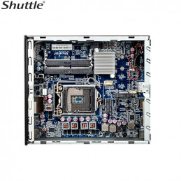 Shuttle DH610S tietokone työasema Slim PC DDR4-SDRAM HDD+SSD Mini PC Musta