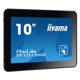 iiyama TF1015MC-B2 tietokoneen litteä näyttö 25,6 cm (10.1") 1280 x 800 pikseliä WXGA LED Kosketusnäyttö Musta