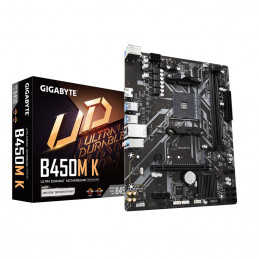 Gigabyte B450M K (rev. 1.0) AMD B450 Kanta AM4 mikro ATX
