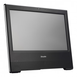 Shuttle X50V8 Intel® Celeron® 39,6 cm (15.6") 1366 x 768 pikseliä Kosketusnäyttö All-in-One PC -aihio Wi-Fi 5 (802.11ac) Musta