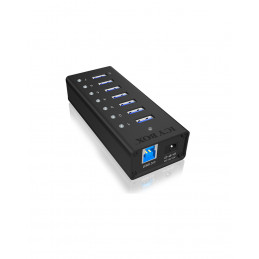 ICY BOX IB-AC618 USB 3.2 Gen 1 (3.1 Gen 1) Type-B 5000 Mbit s Musta