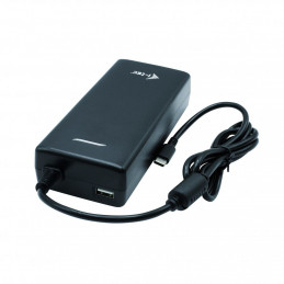 i-tec Metal USB4DUALDOCK100W kannettavien tietokoneiden telakka ja porttitoistin Langallinen USB4 Musta