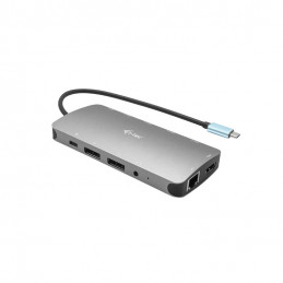 i-tec Metal C31NANODOCKPROPD kannettavien tietokoneiden telakka ja porttitoistin Langallinen USB 3.2 Gen 1 (3.1 Gen 1) Type-C