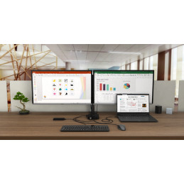 i-tec C31HDMIDPDOCKPD65 kannettavien tietokoneiden telakka ja porttitoistin Langallinen USB 3.2 Gen 1 (3.1 Gen 1) Type-C Musta