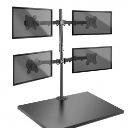 Lindy 40659 monitorin kiinnike ja jalusta 71,1 cm (28") Ruuvit Musta