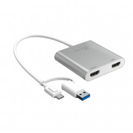 j5create JCA365-N USB-C® - Dual HDMI™ Multi-Monitor Adapter