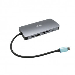 i-tec Metal C31NANODOCKVGAPD kannettavien tietokoneiden telakka ja porttitoistin Langallinen USB 3.2 Gen 1 (3.1 Gen 1) Type-C