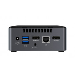 Intel NUC BOXNUC7PJYHN2 barebone-tietokonerunko UCFF Musta BGA 1090 J5040 2 GHz