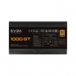 EVGA SuperNOVA 1000 GT virtalähdeyksikkö 1000 W 24-pin ATX ATX Musta
