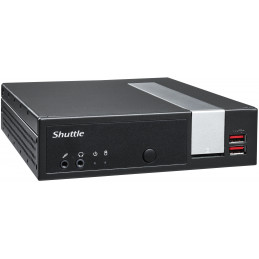 Shuttle XPС slim DL20N6V2 barebone-tietokonerunko 1.35L kokoinen PC Musta Intel® SoC BGA 1090 N6005 2 GHz