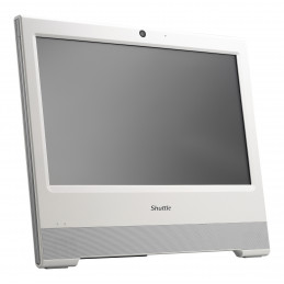 Shuttle X50V7U3 Intel® Core™ i3 39,6 cm (15.6") 1366 x 798 pikseliä Kosketusnäyttö All-in-One PC -aihio Valkoinen