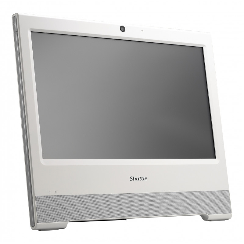 Shuttle X50V7U3 Intel® Core™ i3 39,6 cm (15.6") 1366 x 798 pikseliä Kosketusnäyttö All-in-One PC -aihio Valkoinen