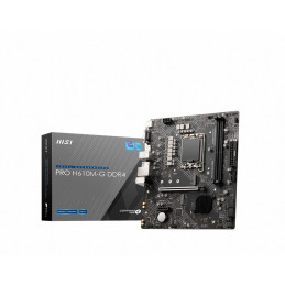 MSI PRO H610M-G DDR4 emolevy Intel H610 LGA 1700 mikro ATX