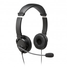 Kensington K97601WW kuulokkeet ja kuulokemikrofoni Langallinen Pääpanta Puhelut Musiikki USB A-tyyppi Musta