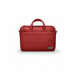 Port Designs Zurich Toploading laukku kannettavalle tietokoneelle 39,6 cm (15.6") Salkku Punainen