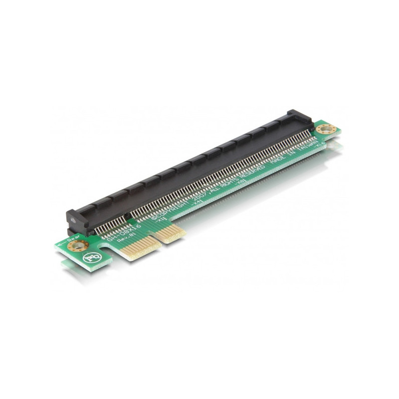 DeLOCK Riser PCIe x1 - PCIe x16 liitäntäkortti -sovitin Sisäinen