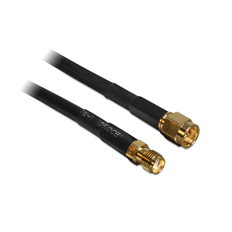 DeLOCK 5m SMA m f koaksiaalikaapeli CFD200