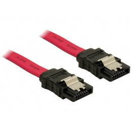 DeLOCK SATA Cable - 0.5m SATA-kaapeli 0,5 m Punainen