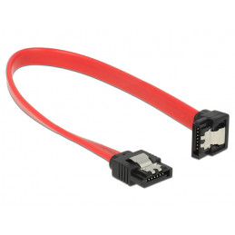 DeLOCK 83977 SATA-kaapeli 0,2 m SATA 7-pin Musta, Punainen