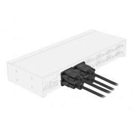 DeLOCK 86613 sarjakaapeli Musta 0,5 m RS-232