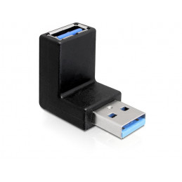 DeLOCK 65339 kaapelin sukupuolenvaihtaja USB 3.0 Musta