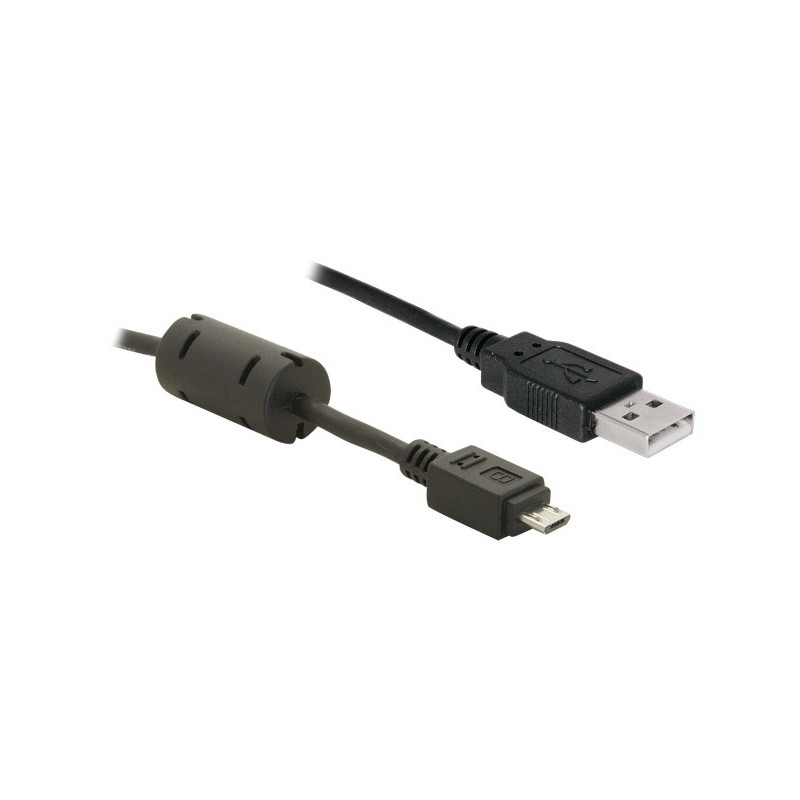 DeLOCK USB 2.0 Cable - 1.0m USB-kaapeli 1 m USB A Micro-USB B Musta