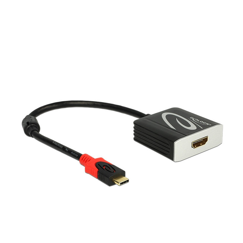 DeLOCK 62730 USB grafiikka-adapteri 4096 x 2160 pikseliä Musta