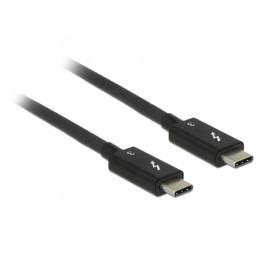 DeLOCK 84844 USB-kaapeli 0,5 m USB 3.2 Gen 2 (3.1 Gen 2) USB C Musta